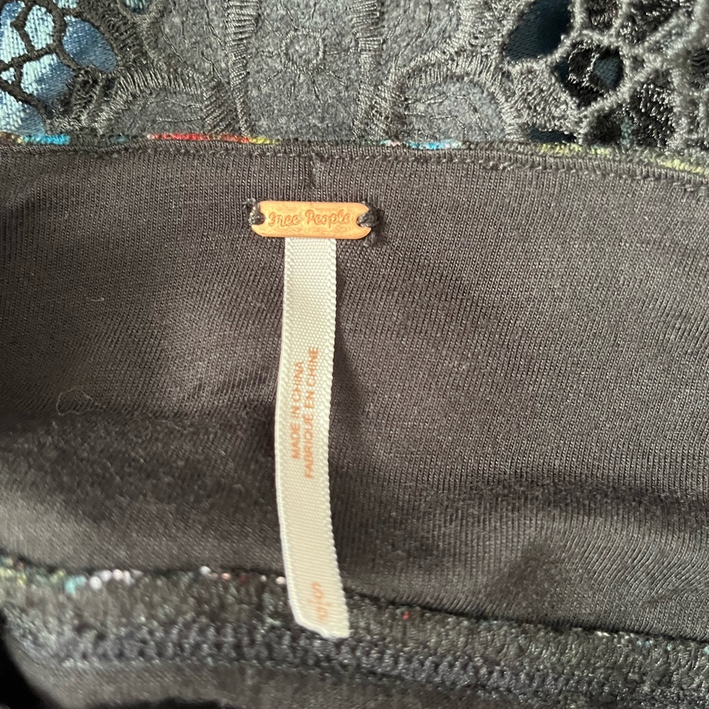 Lucky Brand Black/ Paisley Slip Dress. -Small - Picture 8 of 9